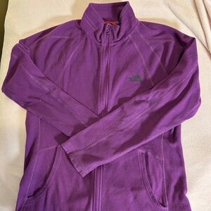 North Face | Womens fleece Jacket |  Purple | Size LG | Winter workout training
